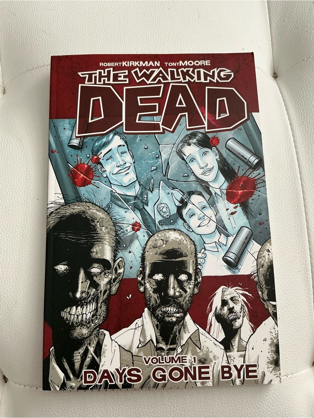 The Walking Dead Volume 1: Days Gone Bye - Graphic Novel (Red, Blue, Black)